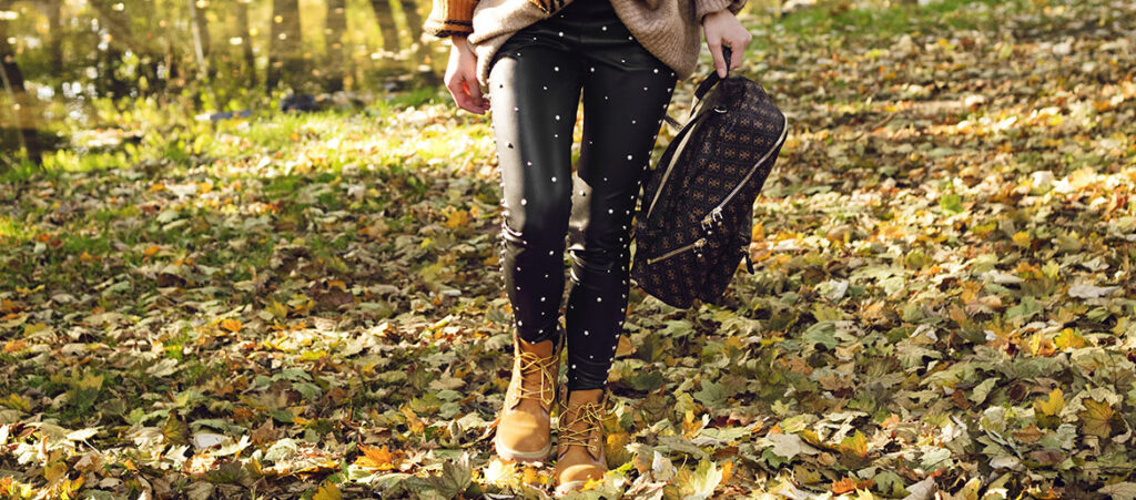 Timberlany damskie - stylizacja jesienna