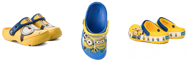 Klapki Crocs Minionki dla dzieci