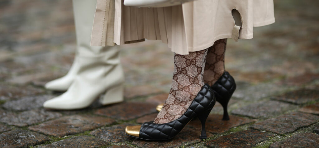 pikowane buty damskie
