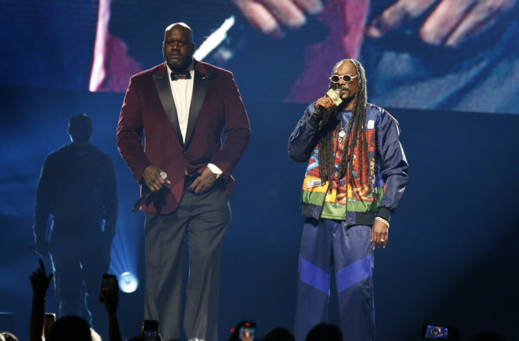 Shaquille O'Neal i Snoop Dogg 
